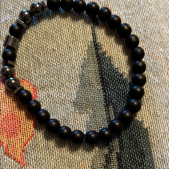 Black Beaded Bracelet - Picture 1 of 1
